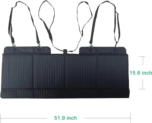 Vista 5 de colchón para auto no inflable, extensor de asiento trasero de auto, colchón portátil para SUV, colchón de auto plegable, colchón de camping