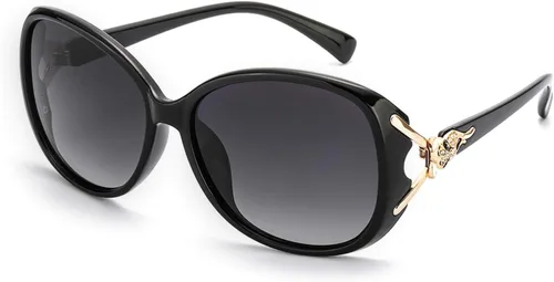 Vista 8 de FIMILU Gafas de sol para mujer, lentes de sol polarizados de gran tamaño, gafas de sol grandes para mujer, protección UV