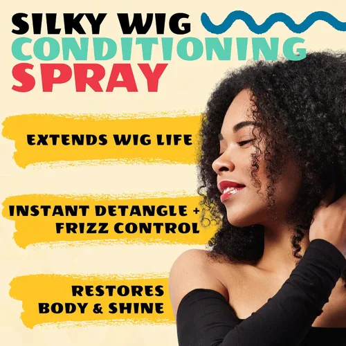 Vista 2 de AllDay Locks Synthetic Wig Spray, Nourishes, Softens Fibers, 8 Oz Bottle