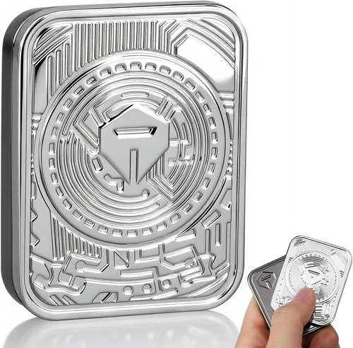 Vista 8 de Cool Chip Fidget Slider para niños, juguetes para ansiedad para adultos, juguetes magnéticos de metal, juguetes de escritorio, accesorios EDC