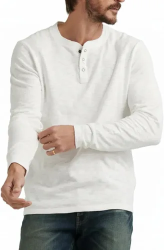 Vista 2 de Lucky Brand Henley de manga larga 59 para hombre Vintage Caqui
