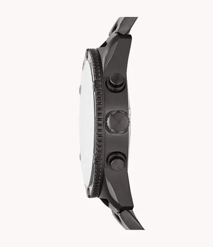 Vista 3 de Brox Reloj multifunción de acero inoxidable ahumado, Humo