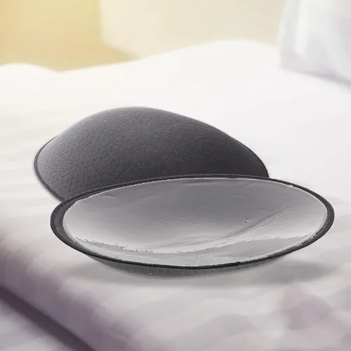 Vista 7 de Lurrose 1 par de almohadillas de silicona falsas almohadillas de cadera levantador realzador relleno relleno de glúteos para mujeres fajas como se