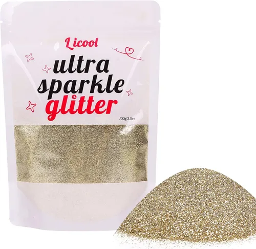 Vista 16 de Purpurina fina holográfica, 3.5 onzas / 3.5 onzas, paquetes de polvo de purpurina extrafina para resina, purpurina artesanal para vasos, fabricación