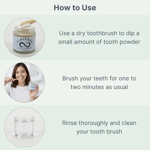 Vista 8 de Polvo dental Gum Health, para dientes sensibles con ginseng, menta y clavo de olor, suministro para 6 meses, fabricado en Estados Unidos, fórmula