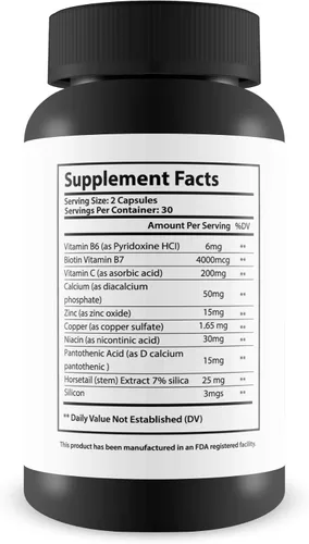 Vista 2 de Promueve un cabello más fuerte, más largo y saludable - Sin OMG con ingredientes naturales