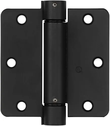Vista 3 de N350-827 Bisagra de resorte, 3.5 pulgadas, bronce aceitado
