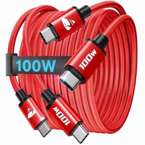Vista 7 de Aioneus Cable USB C de 10 pies, cable largo USB A a C de carga rápida 3A, cargador de teléfono Android 5G tipo C para Samsung Galaxy S26 S25 S24 S23
