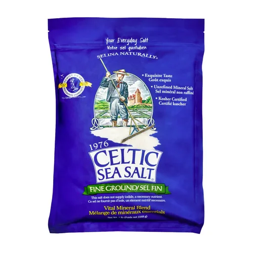Vista 14 de Celtic Sea Salt - Bolsa resellable de sal fina molida, 8 oz