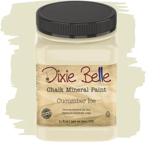 Vista 284 de Pintura para muebles con acabado de tiza Dixie Belle Paint Company - Amatista (4oz) - Pintura mineral de tiza chic púrpura profundo mate