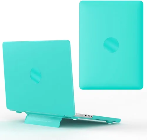 Vista 9 de IVY Carcasa rígida para MacBook Air 15 con M2 (A2941) con soporte plegable - blanco