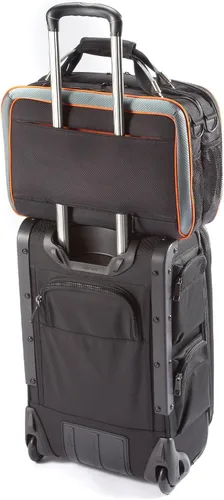 Vista 7 de Flight Outfitters Lift XL Flight Bag Bolsa de piloto acolchada duradera para 2 auriculares, con múltiples bolsillos y correa para el hombro