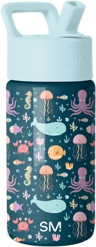 Vista 18 de Simple Modern Botella de agua para niños y taza para niños pequeños 14oz Arcos