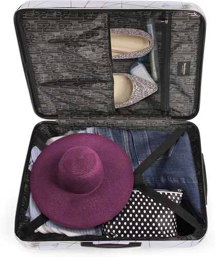 Vista 5 de Juicy Couture Vivian Maleta Spinner de 29", Tela de mármol, Talla única, Vivian 29" Spinner