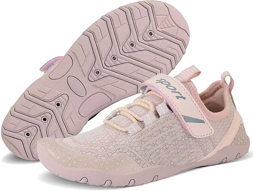 Vista 3 de Zapatos de agua para niños y niñas, de secado rápido, calcetines acuáticos descalzos, playa, piscina, natación, tenis deportivos ligeros para niños