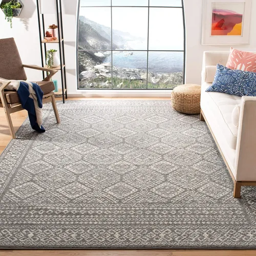 Vista 172 de Safavieh - Alfombra decorativa de la colección Tulum, modelo TUL264F, estilo marroquí, bohemio y desgastado, no suelta pelusa, para sala, vestíbulo