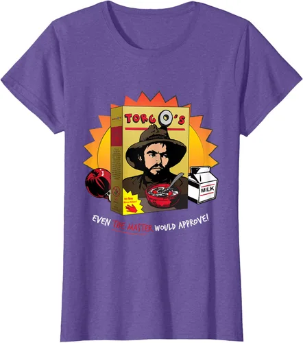 Vista 23 de Torgo Camiseta de película de culto de cereales, Negro, S