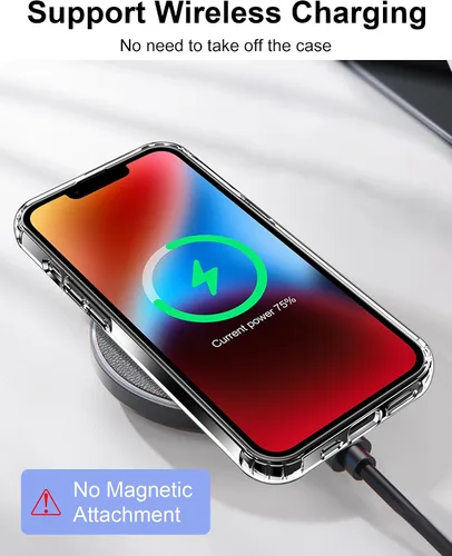 Vista 246 de HOOMIL Funda para iPhone 7 Plus/iPhone 8 Plus de 5.5 Pulgadas, sin amarillamiento, protección contra caídas, cubierta trasera dura transparente