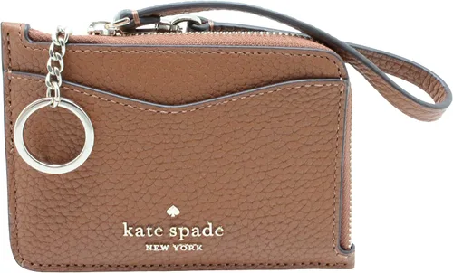 Vista 2 de Kate Spade New York Leila - Tarjetero de cuero con diseño de jengibre cálido, Warm Ginge (910)