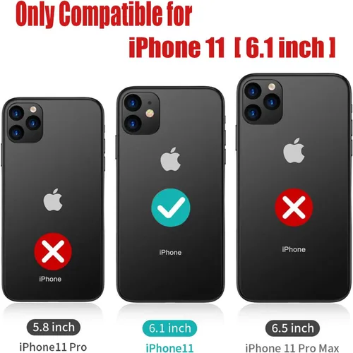 Vista 2 de Funda de batería para iPhone 11, funda de carga portátil recargable de 10000 mAh mejorada con carga inalámbrica compatible con iPhone 11