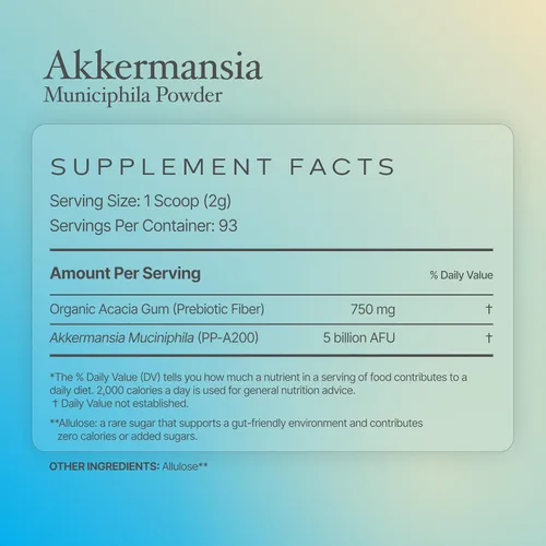 Vista 6 de Prime Powders Akkermansia Polvo 5 mil millones de AFU por cucharada, 93 porciones Akkermansia Muciniphila con fibra prebiótica Salud