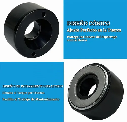 Vista 3 de Instalador de pernos de rueda, herramienta de instalación de pernos de rueda 22800 compatible con la mayoría de los pernos de rueda de camiones