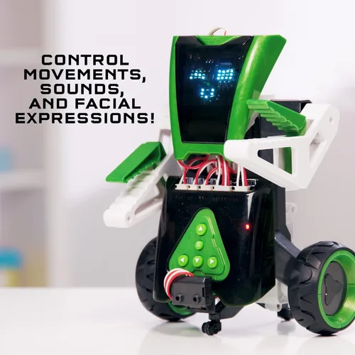Vista 6 de Thames & Kosmos Robótica: máquinas inteligentes - Sidekick Construye un Rover de 4 ruedas y un robot de 2 ruedas Introducción personalizable a