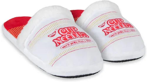 Vista 6 de Odd Sox, Top Ramen & Cup Noodles - Pantuflas novedosas con temática de fideos