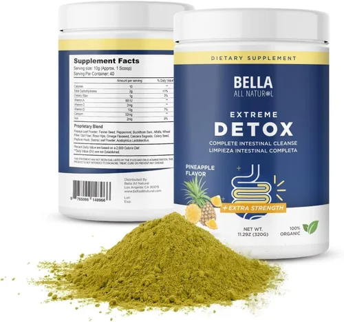 Vista 2 de Bella All Natural Detox Piña y Café Helado Adelgazante