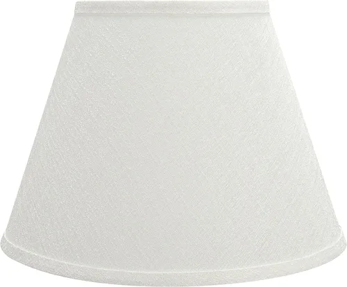 Vista 3 de Aspen Creative 32685A Pantalla de lámpara de construcción de araña con forma de imperio de transición en lino sintético blanco, parte superior de 7