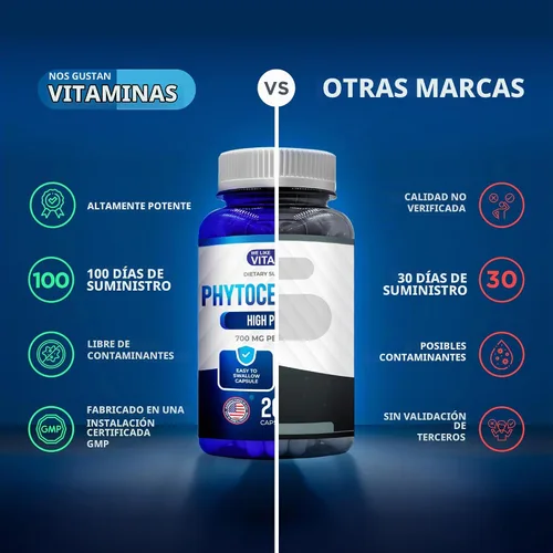Vista 6 de Suplemento de fitoceramidas de 700 mg para una piel, cabello y uñas