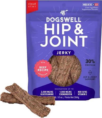 Vista 11 de DOGSWELL Hip & Joint Mini Jerky - Golosinas para perros, pechuga de pollo