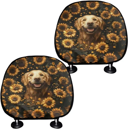 Vista 21 de Funda personalizada para reposacabezas de asiento de automóvil, regalos personalizables, transpirables, paquete de 2 fundas de cojín para asiento