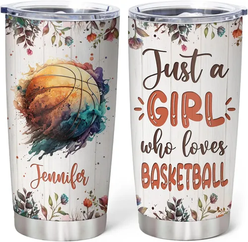 Vista 12 de Hyturtle Regalos personalizados para amantes del béisbol, vaso de acero inoxidable con nombre personalizado de 20 onzas con tapa, idea de regalo
