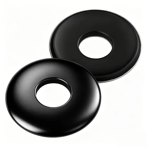 Vista 2 de (200 piezas) # 12x1 Arandelas de sellado de acero inoxidable 304 neopreno EPDM unido Plateado