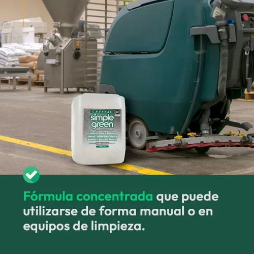 Vista 9 de Simple Green 19128 Limpiador/desengrasante industrial para cristal, botella de 1 galón