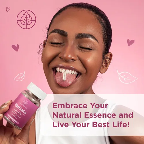 Vista 5 de VeeFresh VeeBiotics - Probióticos de arándano para mujeres, 60 cápsulas de probióticos para mujer con prebióticos y extracto de arándano
