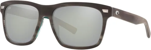 Vista 2 de Costa Del Mar Aransas - Gafas de sol redondas para hombre, Gris
