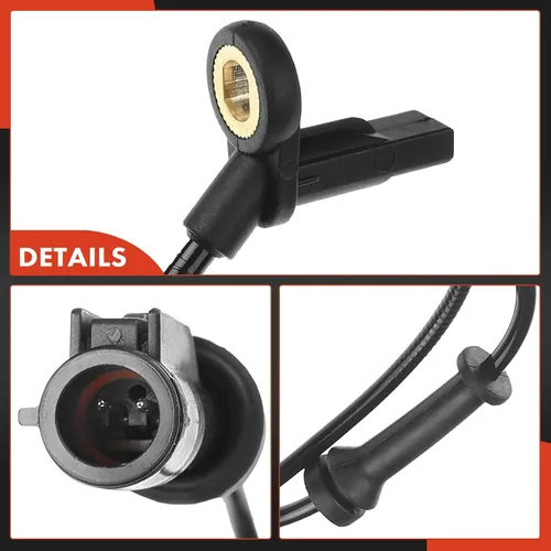 Vista 7 de Sensor de velocidad de rueda ABS delantero izquierdo A-Premium Compatible with Suzuki SX4 2007 2008 2009 2010 2011, 2.0L - Front Left Driver Side