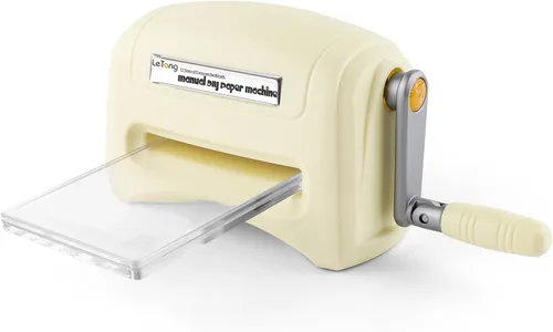 Vista 8 de BAOFALI Mini máquina de troquelado manual; máquina portátil de troquelado y estampado en relieve para bricolaje, troquelado, tarjetas de papel