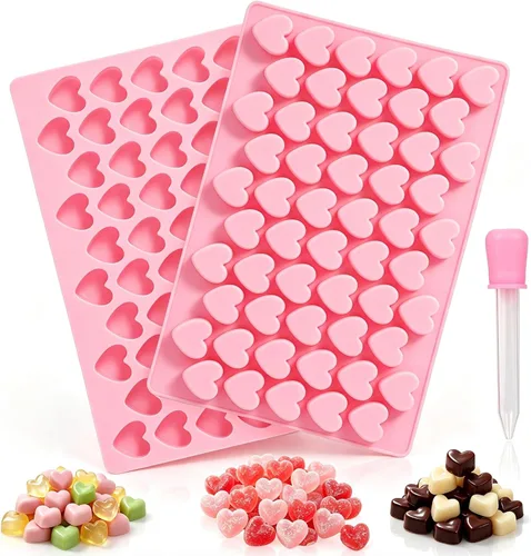Vista 12 de Moldes de silicona para bombas de chocolate caliente de 24 agujeros, 2 paquetes de mini moldes de semiesfera de 1 pulgada de media esfera para hacer