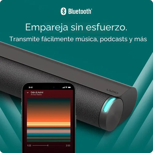 Vista 8 de VIZIO 5.1.2 Elevate SE Barra de sonido, subwoofer inalámbrico, sonido envolvente con Dolby Atmos y DTS:X, altavoz Bluetooth, compatible