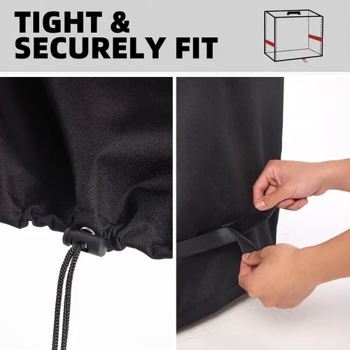 Vista 4 de Cubierta impermeable para horno de exterior Camp Chef, también apto para horno de campamento Chef Deluxe/profesional al aire libre, accesorios