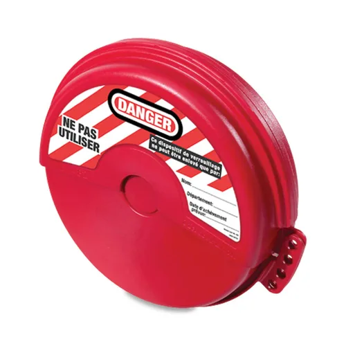 Vista 4 de Master Lock reja giratoria para cierre de válvulas, Rojo, 1