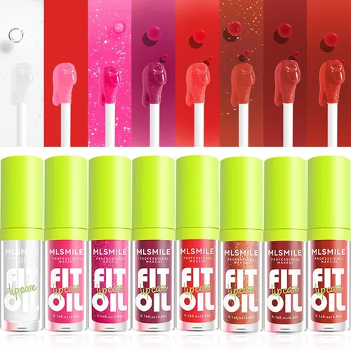 Vista 5 de Sistema de esmalte de labios de aceite de labios de 8 colores Conjunto C