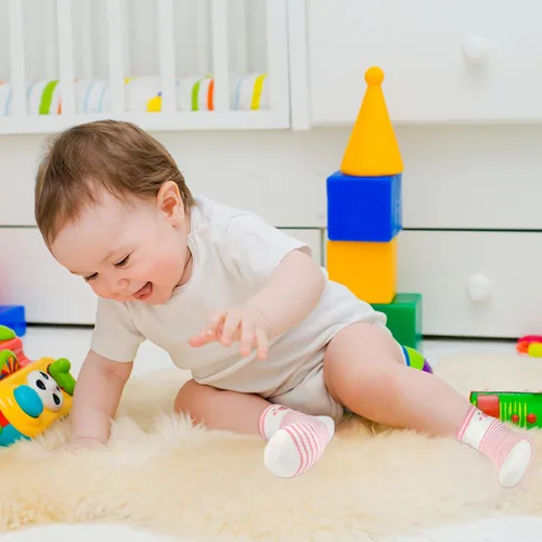 Vista 7 de ONESING 12 pares de calcetines para recién nacidos, calcetines unisex para bebés, niñas y niños pequeños, calcetines de 0-12 y 12-24 meses