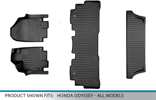 Vista 78 de MAXLINER Juego de alfombrillas de primera fila para Honda Odyssey 2011-2017