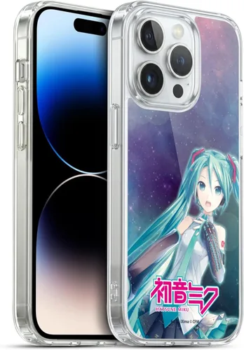 Vista 80 de Head Case Designs Licencia Oficial Hatsune Miku Gráficos Lindos Carcasa de Gel [Protección de Grado Militar] Compatible con Apple iPhone 7