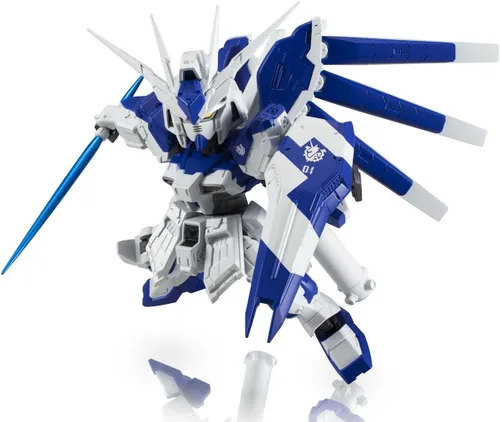 Vista 2 de TAMASHII NATIONS Figura de acción de contraataque de Bandai Nxedge Style Hi-Nu Gundam Char
