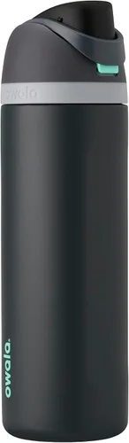 Vista 44 de Owala FreeSip - Acero inoxidable - 32 oz - Morado/Azul (pistas de esquí de los años 80)